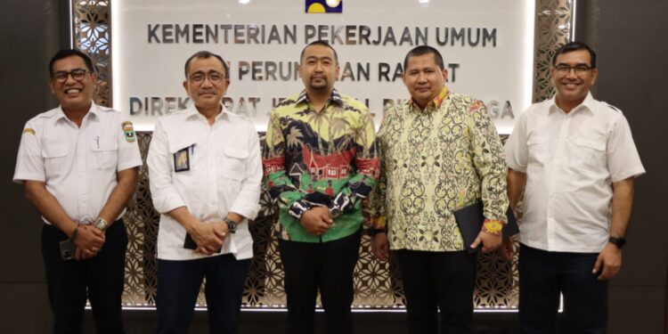 Tindaklanjuti Pembangunan Infrastruktur Sumbar, Wagub Audy Sambangi Kementrian PUPR